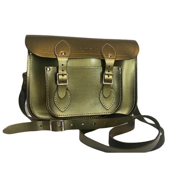The Cambridge Satchel Company Women's Mini Satchel - Gold Saffiano - Picture 1 of 11